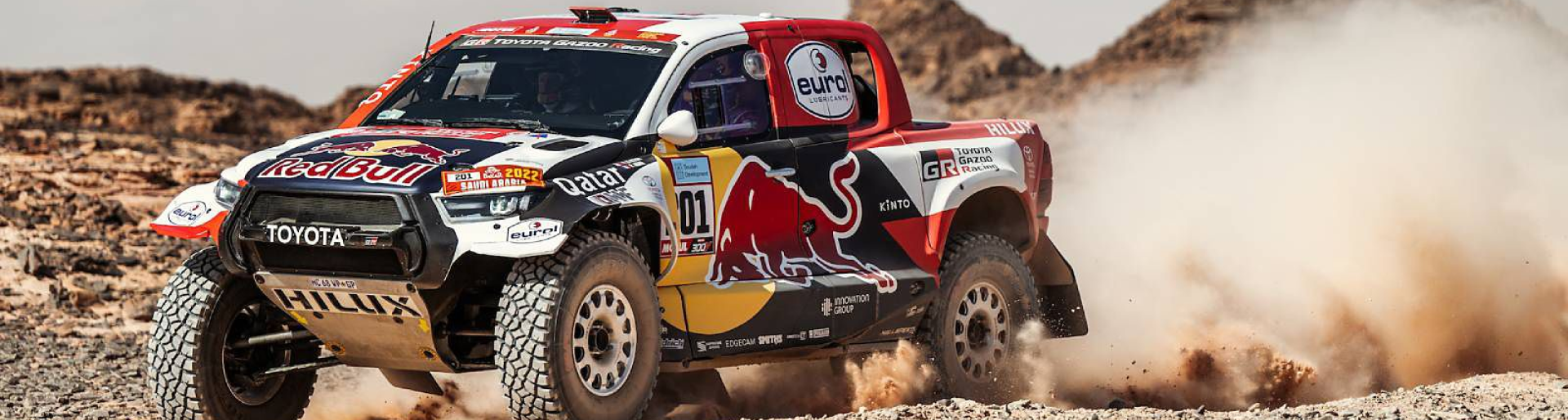 Изображение на странице НАССЕР АЛЬ-АТТИЯ ЗА РУЛЕМ TOYOTA HILUX СТАЛ ПОБЕДИТЕЛЕМ РАЛЛИ-РЕЙДА «ДАКАР-2022» Тойота Центр Саратов